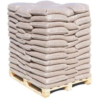 Buchen-/Eichen-Hartholzpellets 6 mm, 990 kg Palette