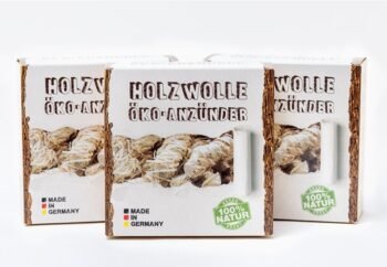 Beutel mit Feueranzündern aus 100 % natürlicher Holzwolle, 12,5 kg (950 Stück) – Bild 2